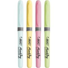 Caneta Marca Texto Marking 4 Cores Pastel - Bic na internet