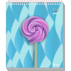 Caderno 1x1 Capa Dura Flip Pastel 80fls 4un - Tamoio - Riscom - Comércio Online