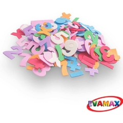 Material Didático EVA Recortado Números 3cm 120pçs - Evamax