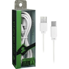 Cabo USB Tipo C 3.1 1,20m Branco - Santana Centro - comprar online