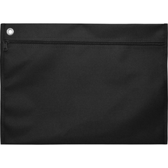 Pasta Malote Nylon 40x30cm Preto Horizontal 3unid - Reflex