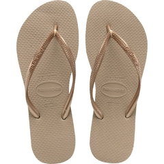 Chinelo Feminino Slim 35/6 Rose Gold - Havaianas