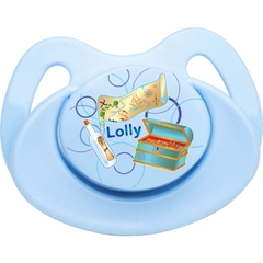 Chupeta Tip Silicone Orto T2 Azul - Lolly