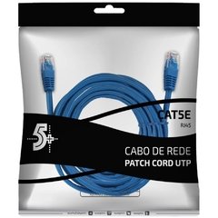 Cabo de Rede Patch Cord Cat5e Utp 10m Azul - Santana Centro na internet