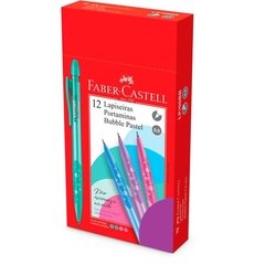 Lapiseira 0,5 mm Bubble Pastel Mix 12 Unid - Faber-Castell