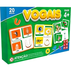 Brinquedo Pedagógico Vogais 20pçs - Coluna