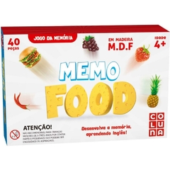 Jogo da Memória Memofood 40pçs em Madeira - Coluna