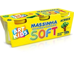 Massa para Modelar Soft com 3 Cores 150g 4unid - Acrilex