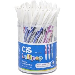 Caneta Esferográfica Cis Lollipop 0,5mm 6cores 50un - Sertic