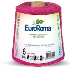 Barbante 600g 4/6 Fios 610m Pink - Euroroma