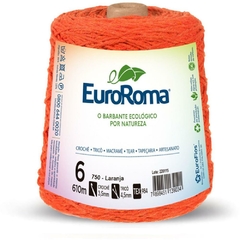 Barbante Colorido 600g 4/6 Fios 610m Laranja - Euroroma