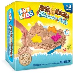 Massa Areia Brincando Na Praia 400 g - Acrilex