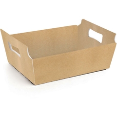 Cesta de Papel Kraft Tam P 18x13x7,5cm 10un - Cromus