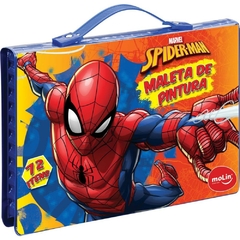 Maleta para Pintura Spider-Man 72 Itens Sortido Molin