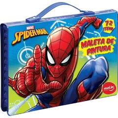 Maleta para Pintura Spider-Man 72 Itens Sortido Molin na internet