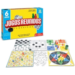 Jogo Super Jogos Reunidos 6 em 1 - Nig Brinquedos