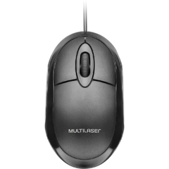 Mouse Ótico USB 1200dpi Classic Preto c/Scroll - Multilaser