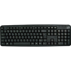 Teclado Multimídia USB Level Preto - Newex