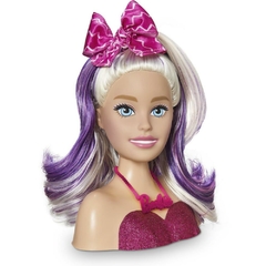 Boneca Barbie Styling Head Faces - Pupee Brinquedos - Riscom - Comércio Online