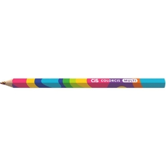 Lápis de Cor Jumbo Cis Multicolor Grafite 4 Cores - Sertic na internet