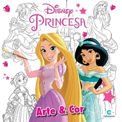 Livro Infantil Colorir Princesas Arte e Cor - Culturama