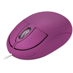 Mouse Óptico USB Classic Box Full 1200DPI Rosa - Multi