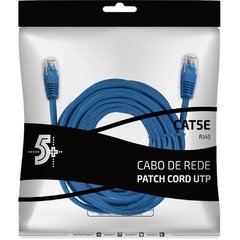 Cabo de Rede Patch Cord Cat5e Utp 20m Azul - Santana Centro - Riscom - Comércio Online