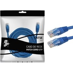 Cabo de Rede Patch Cord Cat5e Utp 20m Azul - Santana Centro na internet