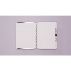 Caderno Inteligente Médio Lilás Pastel 80fls - Riscom - Comércio Online