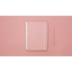 Caderno Inteligente Médio Rosê Pastel 80fls - Riscom - Comércio Online