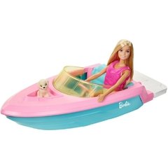 Barbie Estate Barbie Barco com Boneca - Mattel - Riscom - Comércio Online