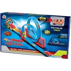 Pista de Carrinhos Duplo Looping - Braskit na internet