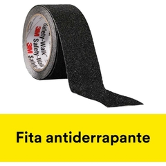 Fita p/Demarcação de Solo Antiderrapante 50mm x 5m Preta 3M na internet