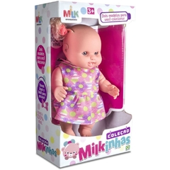 Boneca Milkinha Vinil 20cm. - Milk - Riscom - Comércio Online