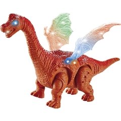 Dinossauro Dino Asas Brilhantes/Som 28cm - Art Brink