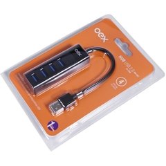 Hub Usb 2.0 Preto - Newex - Riscom - Comércio Online