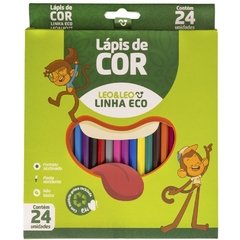 Lápis de Cor Sextavado Leo e Leo Eco 24 Cores - Leonora