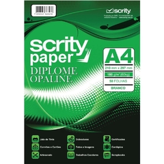 Papel A4 Diplomata Of Branco 180g. 50fls - Scrity