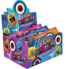 Doce Diploko Neon Monsters Olho - Danilla Foods