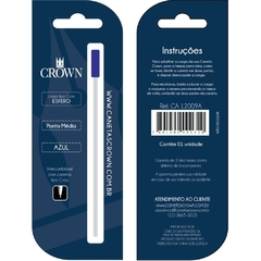 Carga para Caneta Esferografica Cross Azul Bl.c/01 - Crown - comprar online