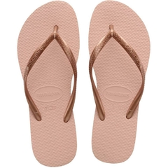 Chinelo Feminino Slim 33/4 Rosa Ballet - Havaianas