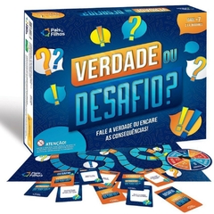 Jogo de Tabuleiro Verdade ou Desafio - Pais e Filhos