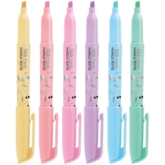 Caneta Marca Texto Tris Flash 6 cores Pastel 24un - Summit - comprar online