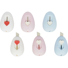 Estilete Estreito Love Heart Mini 3 cores 12un - Molin - comprar online