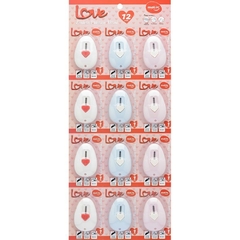 Estilete Estreito Love Heart Mini 3 cores 12un - Molin