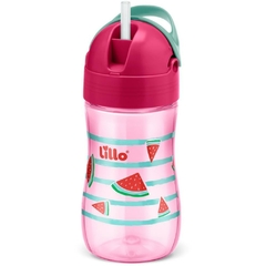 Copo Treinamento Evolution c/Canudo 300ml Rosa - Lillo