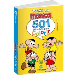 Livro Infantil Colorir Turma Mônica 501 Desenhos Culturama