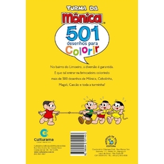 Livro Infantil Colorir Turma Mônica 501 Desenhos Culturama - comprar online