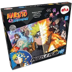 Quebra-Cabeça Cartonado Naruto Puzzle Play 200pçs - Elka