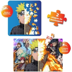 Quebra-Cabeça Cartonado Naruto Puzzle Play 200pçs - Elka na internet